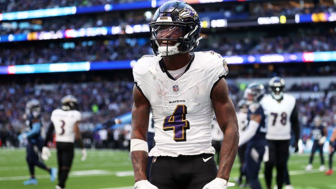 Ravens receiver Zay Flowers scored early against the Ravens as his team got off to a fast start