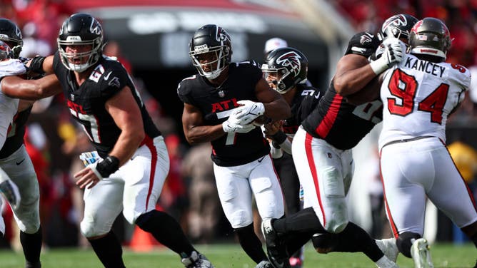 Bijan Robinson touched the ball just one time for the Atlanta Falcons against the Tampa Bay Buccaneers, infuriating fantasy football managers.