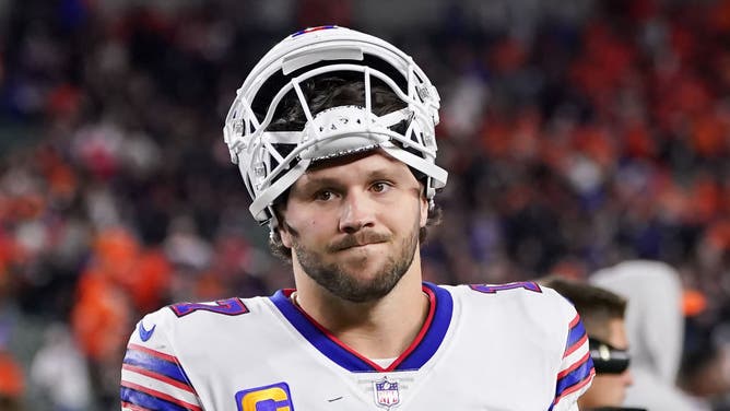 Buffalo Bills teammates bought quarterback Josh Allen a brand-new ATV for Christmas and he nearly ran over a teammate.