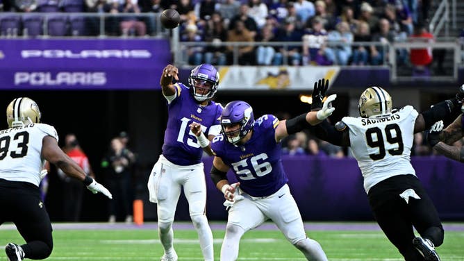 Josh Dobbs started his first game for the Vikings against the Saints