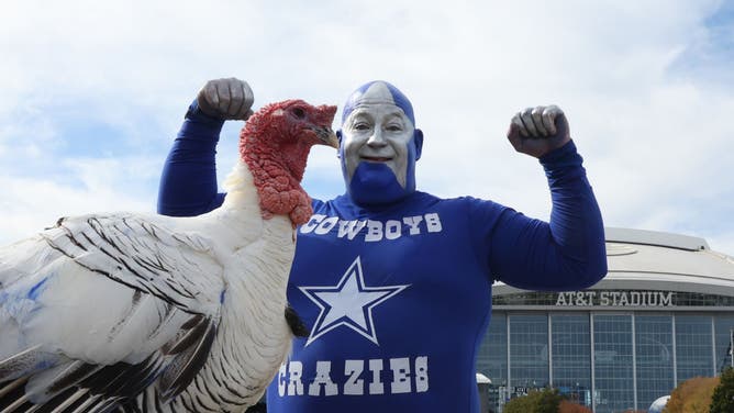 Dallas Cowboys fans are fired up for a Thanksgiving Day matchup against the Washington Commanders at AT&T Stadium.