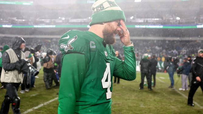 Eagles kicker Jake Elliott connected on a 59 yard field goal to send the game against the Bills into overtime.