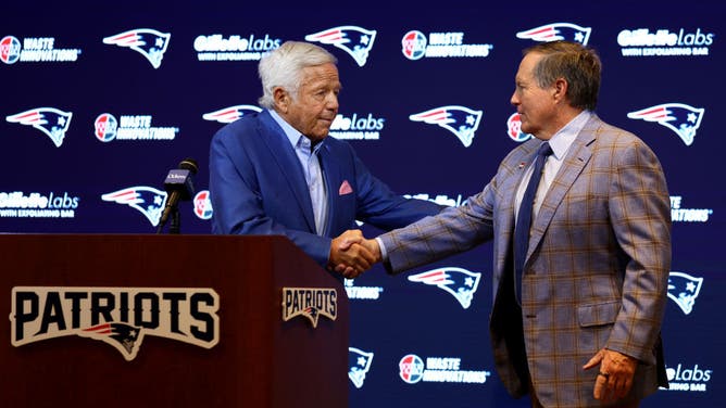 Both Robert Kraft and Bill Belichick portrayed their split as amicable.