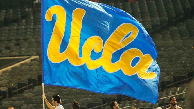 UCLA flag flying as school moves to Big 10