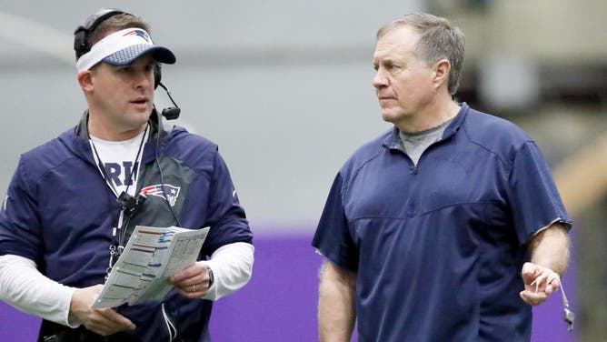 It's an NFL Sunday reunion for Josh McDaniels and Bill Belichick!