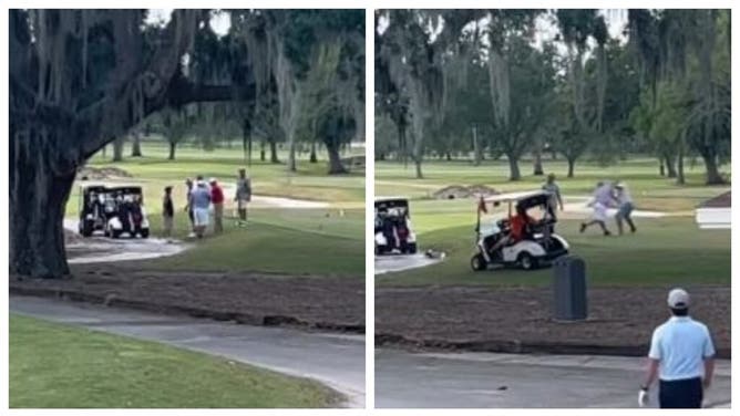Golf fight at Florida Golf Course