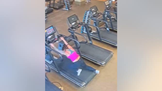Woman Falls While Running On A Treadmill & Has Her Leggings Pulled Down In An All-Time Gym Fail