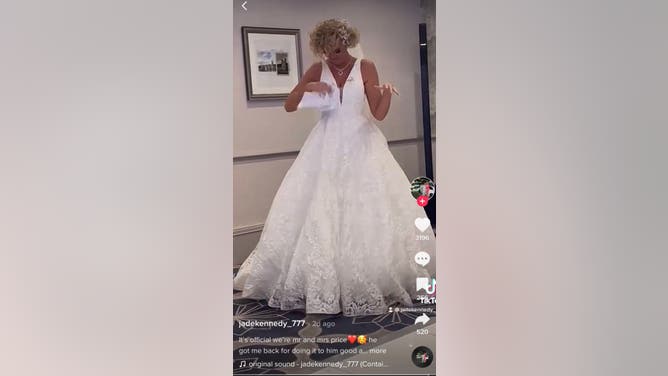 TikTok video goes viral, looks bad for groom at wedding.