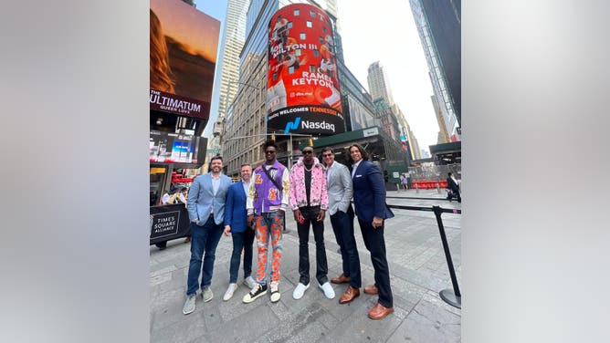 Tennessee QB Joe Milton and WR Ramel Keyton went to New York City with the Spyre Group, a Tennessee based collective