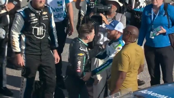 Ross Chastain and Noah Gragson drop NASCAR balls.