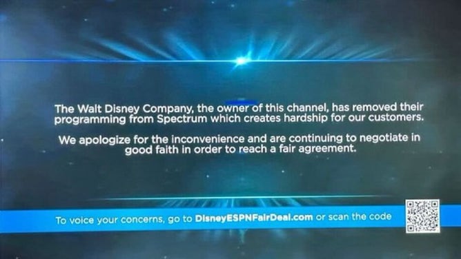 Disney-ESPN and Spectrum could not come to an agreement on broadcasting rights. This was the message viewers were seeing when trying to watch Florida vs. Utah