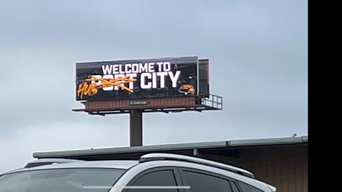 Southern Miss bought numerous billboards around Mobile, Alabama to poke at South Alabama. 

Courtesy of South Alabama