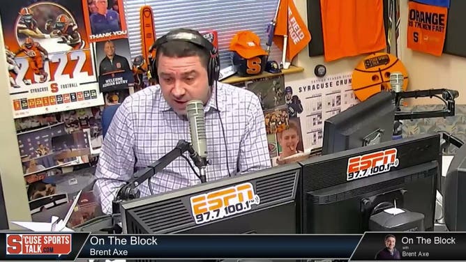 ESPN Radio Syracuse host Brent Axe got the axe for being too negative about Syracuse athletics on his show.