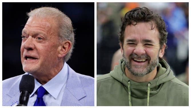 Indianapolis Colts owner Jim Irsay fires back at critics after Jeff Saturday starts 1-0. (Credit: Getty Images)