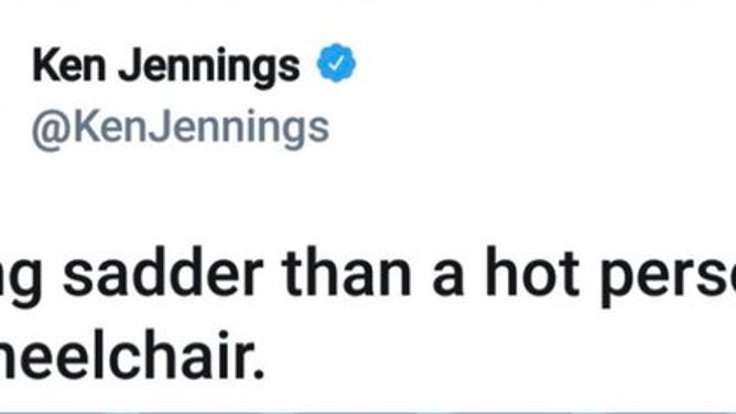 Ken Jennings wheelchair tweet