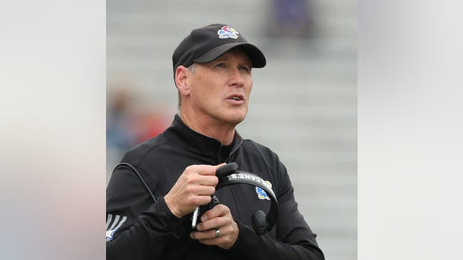 Will Lance Leipold leave Kansas for Nebraska? (Photo by Scott Winters/Icon Sportswire via Getty Images)