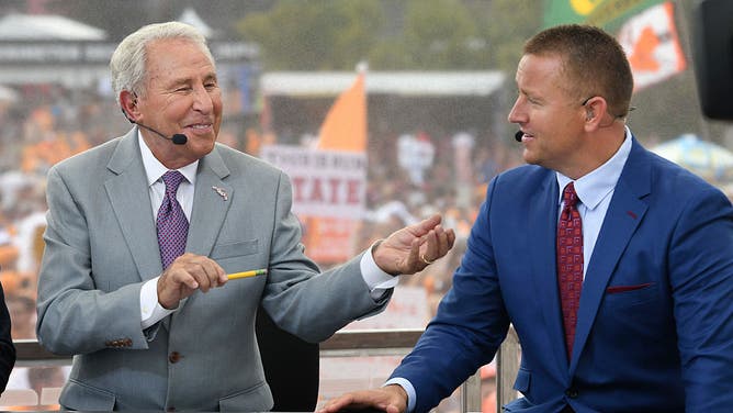 Lee Corso returns to ESPN College Gameday today in Tennessee.