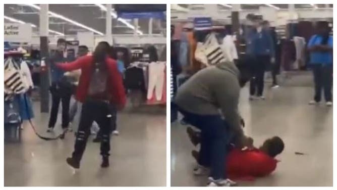 Man Saves The Day By Rocking A Knife-Wielding Man At Walmart With A Stanchion