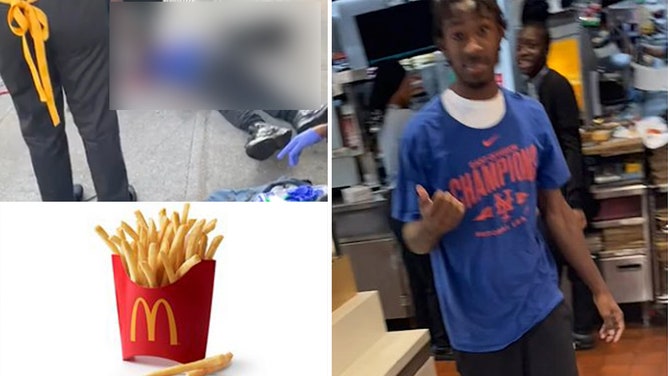 McDonald's worker shot cold fries