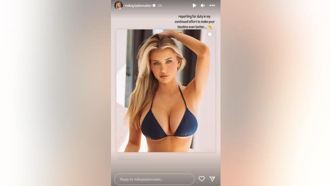 Hockey Goalie Mikayla Demaiter Reports For Duty As The 'Reigning Bikini Queen'