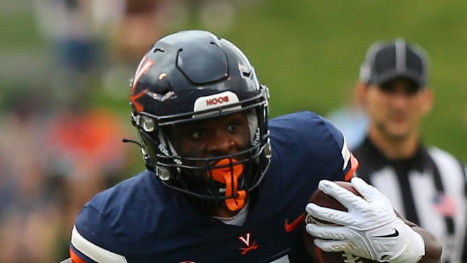 Virginia RB Mike Hollins released from the hospital. (Photo by Lee Coleman/Icon Sportswire via Getty Images)