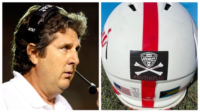 Miami of Ohio honors former Mississippi State football coach Mike Leach. (Credit: Getty Images/Miami of Ohio Football)