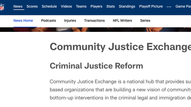 NFL Inspire Change grant partner police abolitionist
