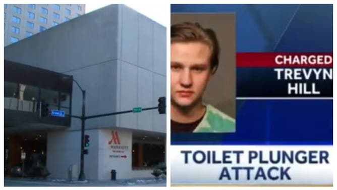 Naked Man Arrested For Swinging A Toilet Plunger At Hotel Guests