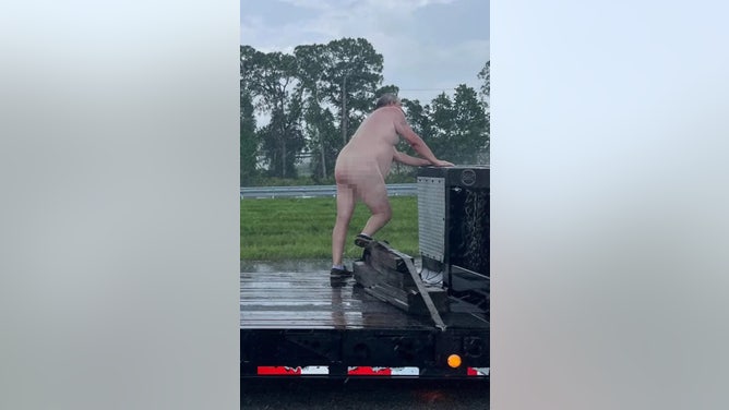 Naked Florida Man was eventually caught by Sarasota County police