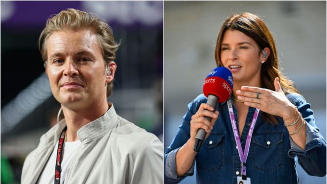 Nico Rosberg and Danica Patrick