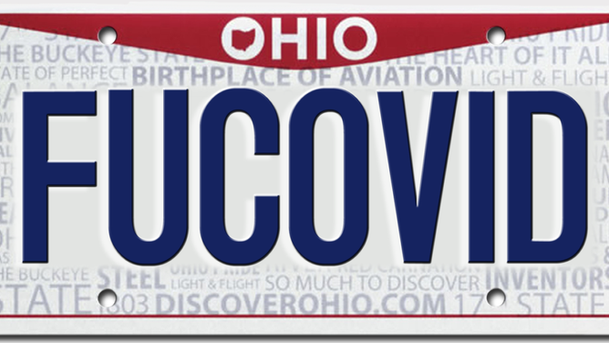 Ohio rejects covid license plates