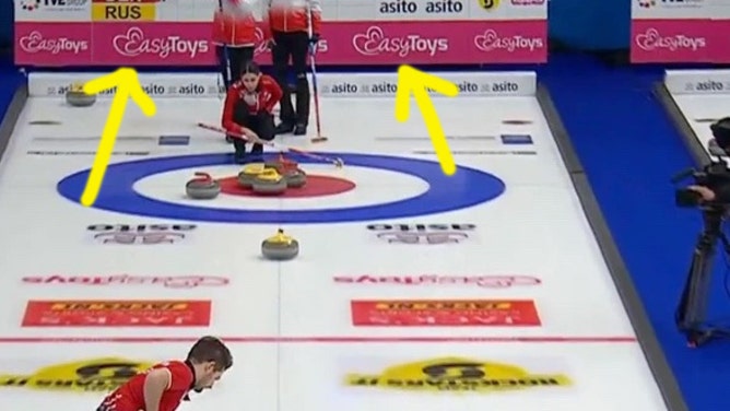 Olympic Curling sex toy advertisement