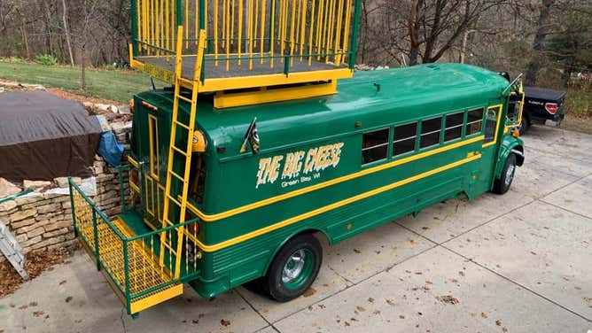 Packers tailgating RV - 1