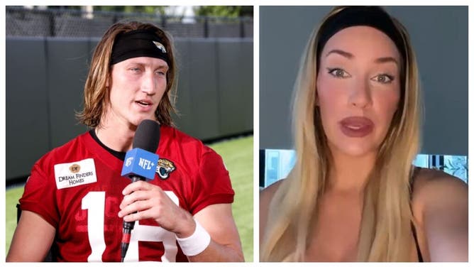 Paige Spiranac and Trevor Lawrence forever linked.