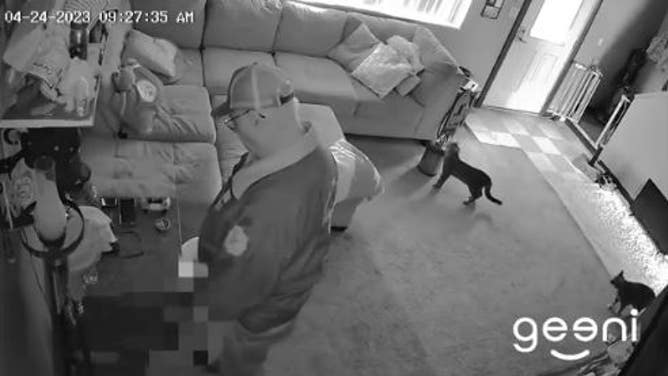 Pest Control Worker Roger Young Caught On Camera Peeing In Customer's Living Room