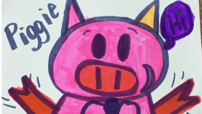 Pig Drawing Top Half