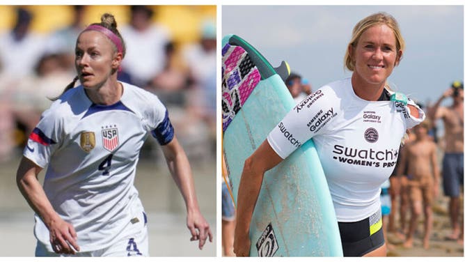 Becky Sauerbrunn, an Olympic gold medalist with USWNT, refutes the claim by professional surfer Bethany Hamilton that transgender athletes (biological males) shouldn't be allowed to compete against women.