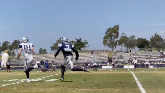 Trevon Diggs getting cooked by 5th round pick Simi Fehoko