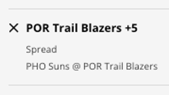 Portland Trail Blazers' odds from DraftKings Sportsbook vs. the Phoenix Suns as of Friday, Oct. 21 at 11:30 a.m. ET.