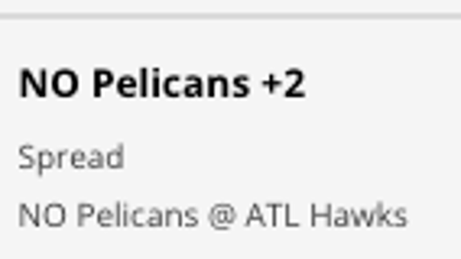 The New Orleans Pelicans odds vs. the Atlanta Hawks from DraftKings Sportsbook as of Saturday, November 5th at 9:45 a.m. ET.
