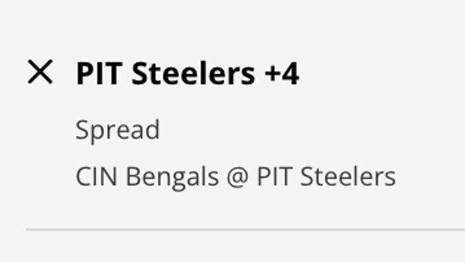 The Pittsburgh Steelers' odds vs. the Cincinnati Bengals from DraftKings Sportsbook as of Friday, November 18th at 1:40 p.m. ET.
