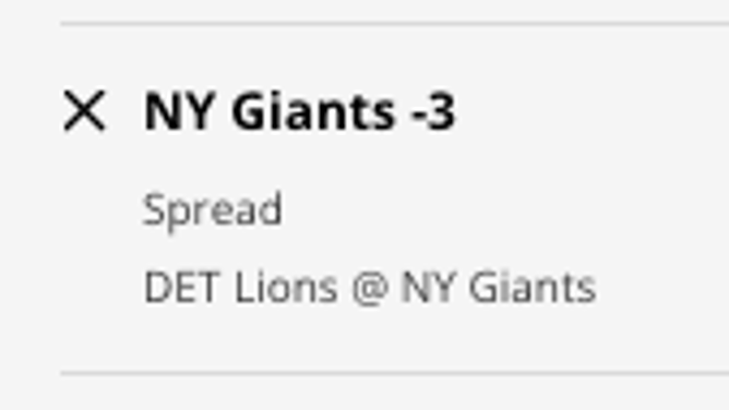 The New York Giants' odds vs. the Detroit Lions from DraftKings Sportsbook as of Friday, November 18th at 12:10 p.m. ET.