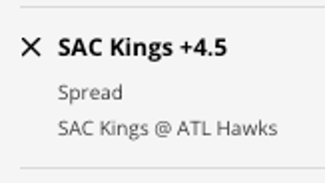The Sacramento Kings' odds at the Atlanta Hawks from DraftKings Sportsbook as of Wednesday, November 23rd at 1:00 p.m. ET.