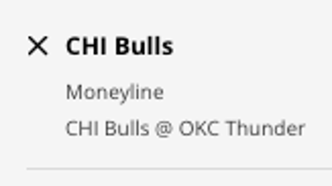 The Chicago Bulls' odds at the Oklahoma City Thunder from DraftKings Sportsbook as of Friday, November 25th at 11:05 a.m. ET.