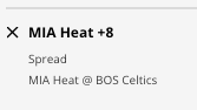The Miami Heat's odds at the Boston Celtics from DraftKings Sportsbook as of Thursday, December 1st at 1:00 a.m. ET.