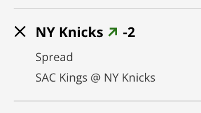 The New York Knicks' odds vs. the Sacramento Kings from DraftKings Sportsbook as of Sunday, December 11th at noon ET.