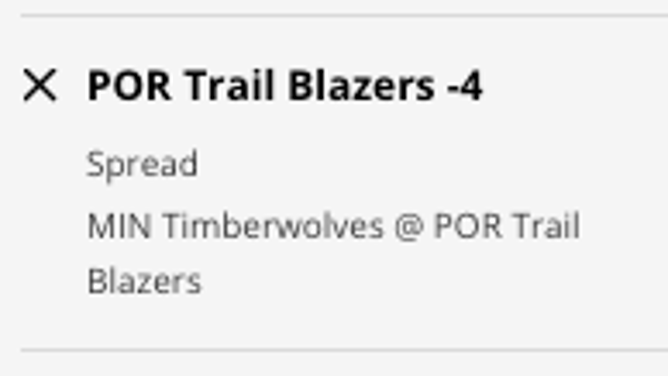 The Portland Trail Blazers' odds vs. the Minnesota Timberwolves from DraftKings Sportsbook as of Monday, December 12th at 1:15 p.m. ET.