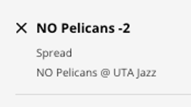 The New Orleans Pelicans' odds at the Utah Jazz from DraftKings Sportsbook as of Tuesday, December 13th at 10 a.m. ET.