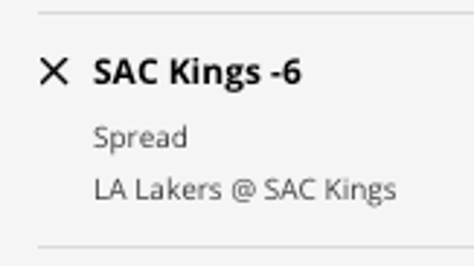 The Sacramento Kings' odds vs. the Los Angeles Lakers from DraftKings Sportsbook as of Wednesday, December 21st at 9:30 a.m. ET.