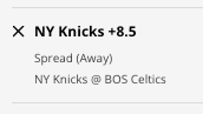 The New York Knicks' odds at the Boston Celtics from DraftKings Sportsbook as of Thursday, Jan. 26th at 10:30 a.m. ET.
